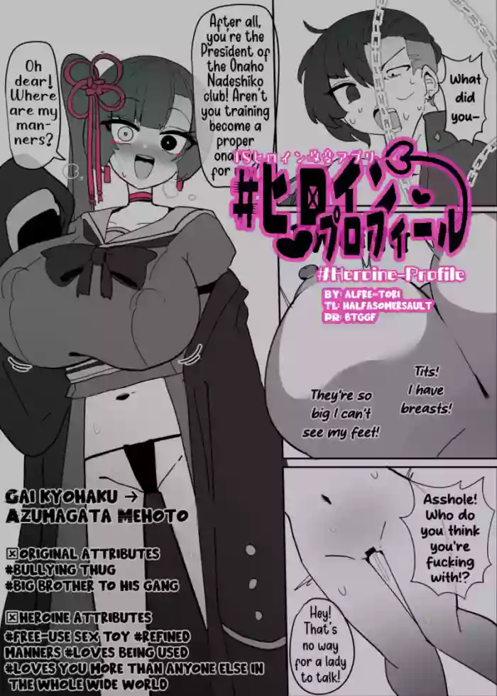 [Alfre-Tori] Heroine Profile 5 [English]