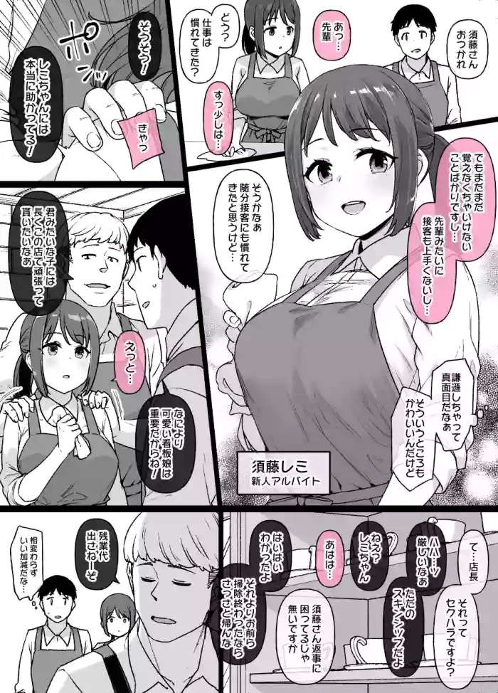 [草野郎] バイト先の真面目な後輩が…後日談パパ活ビッチギャル編