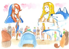 [pink-noise (Mizuiro Megane)] Holy&Beast ~Seijo to Ookami~ (Queen's Blade)