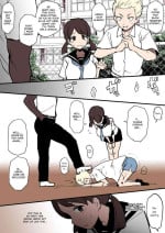 [Terasu MC] 4P Manga Kokujin no Tenkousei ni Osananajimi o NTR ru [English] [Colorized]