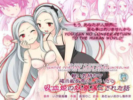 [Amuai Okashi Seisakusho (Kuratsuka Riko, Iga Senpuki)] Karui Kimochi de Keijiban o Arashite Itara Kyuuketsuki no Imouto Kenzoku | The story of becoming the vampire princess' little sister underling because you spammed the imageboards. [English] [defski]