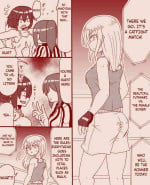 A futanari girl gets her balls hurt during body check (TERA) (COMPLETE)