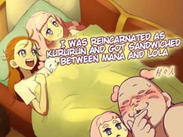 [Muramuramura (Muramurabito)] Tensei shitara Kururun ni Natte ManaRora ni Hasamaritai | I Was Reincarnated as Kururun And Got Sandwiched Between Mana And Lola (Tropical-Rouge! Pretty Cure) [English]
