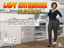 Lady Katherine on Cleaning – PigKing Milf