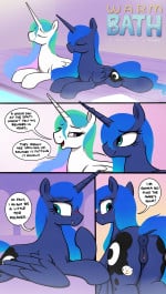 Warm Bath (My little pony) by Selenenophile