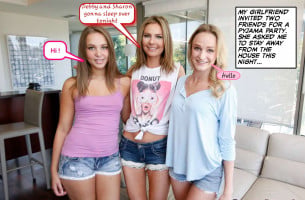 Pyjama Threesome Party