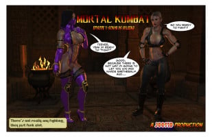 Sonya Vs Mileena – Mortal Kombat (Joos3dart)