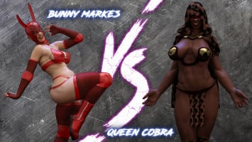 Bunny Markes Vs Queen Cobra- Squarepeg3D