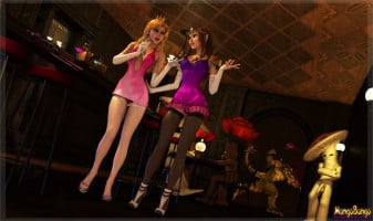 Peach and Zelda – New Years