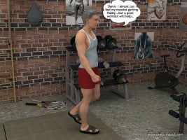 Magic- Alice helps dad to be in shape
