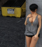 Apparently Grim- Dumpster Bum