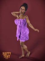 HappyTent – Tamika with a Towel
