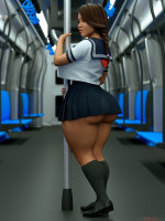 Yumi and Carlos on metro- The Foxxx