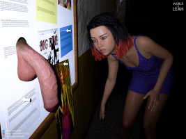 Leah and Kira exploring the mysterious hole- worldofleah