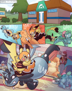 Chica’s Typical Training Day – Pokemon by Cobatsart