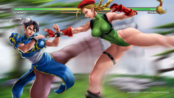 Chun-Li x Cammy- legitimate (Street Fighter)