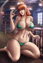 Nami X Sanji (One Piece) by FlowerXL