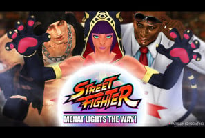 Menat Lights The Way- Street Fighter