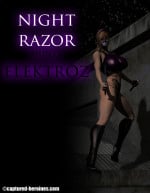 Night Razor Hunts Elektroz – Captured Heroines