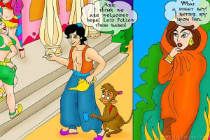 Aladdin Adventure- Drawn Sex