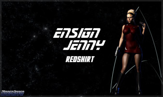 Mongo Bongo Ensign Jenny-Redshirt (Star Trek)