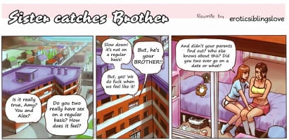 Sister catches Brother