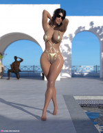 Superstar in Santorini- Beazel3D