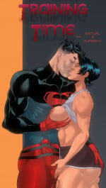 Batgirl & Superboy- Ashino Art [Young Justice]