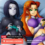 Raven X Starfire- Witchking00 [Teen Titans]