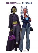 Barriss and Ahsoka- Olena Minko [Star Wars]