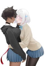 [Ngamura-san (Ohisashiburi)] Yuri JK defeated by Ojisan's cock (English)