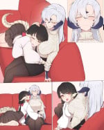 [Rikuguma] Cute Futanari Couple