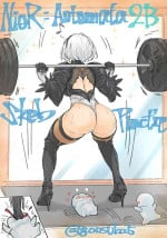 [Goosuka] 2B & Black guy (Nier Automata)