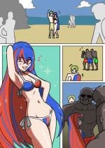[Henzu8] Nanpa sa reru ryūru-chan on the beach [fire emblem engage )