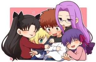 [Angel] Shirou x Saber, Rin, Sakura and Rider