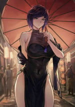 [Frozenspiderlily][Frzspiderlily] Yelan - Liyue's nightlife | 夜阑 - 璃月夜生活(Genshin Impact) [无修]
