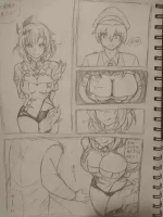 Don't be fooled by three-dimensional women (Pencil drawn Elysia doujin by Tnameless)