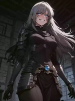 Teresa Du Laurentia from Solo Max Level Newbie Manhwa Webtoon la creatura ai generated