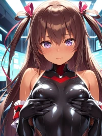 [EroartAI] Taimanin Lilith Breast Expansion  [AI Generated]