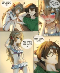 [PBorzoi] Swimsuit Neuro Short Comic