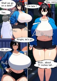 [MyuneShrinker] Swallowed whole by a busty, plump, tall succubus met on a dating app
