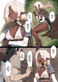 [MM] Helping a Dark Elf and Getting a Favor In Return -- Kasshoku Elf o Tasuketara Ongaeshi Sareta Hanashi