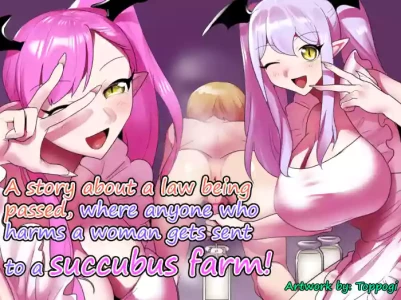 [Permission] A story about a law being passed, where anyone who harms a woman gets sent to a Succubus farm!